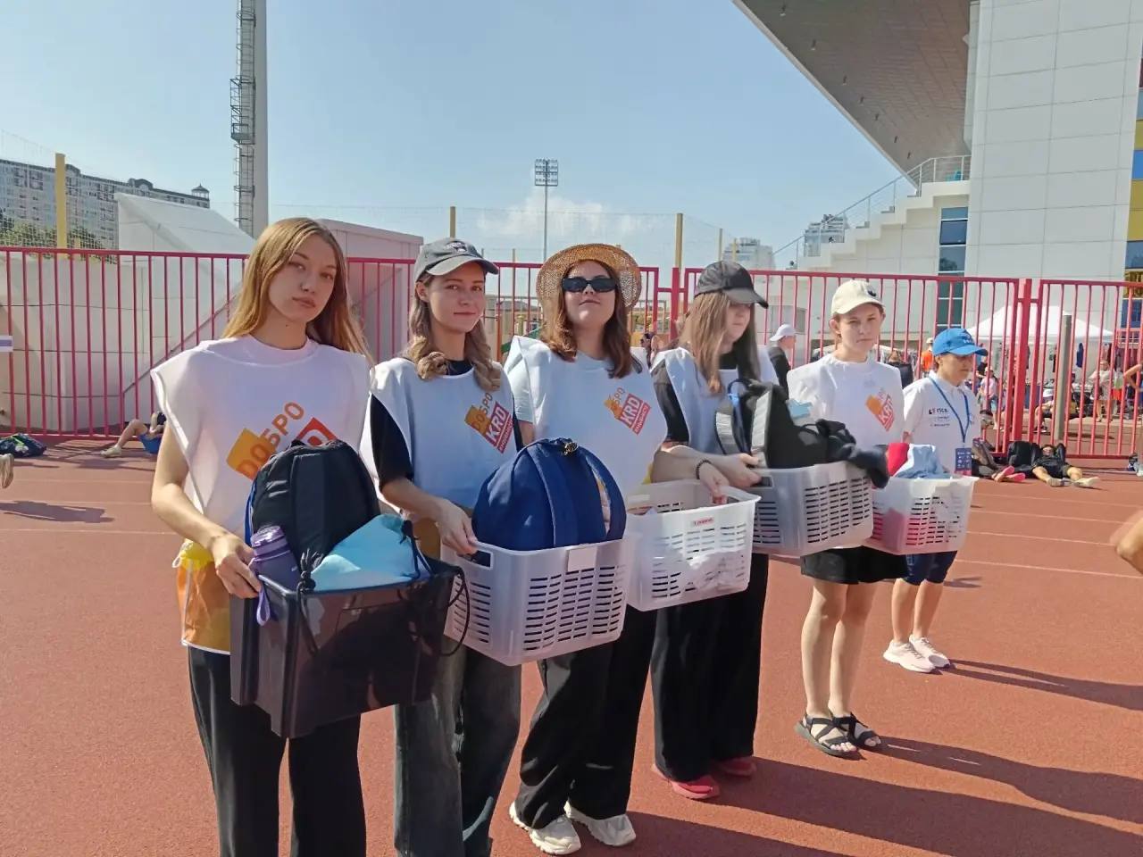 Помощь волонтёров муниципального штаба #МЫВМЕСТЕ в проведении Первенства России по лёгкой атлетике 