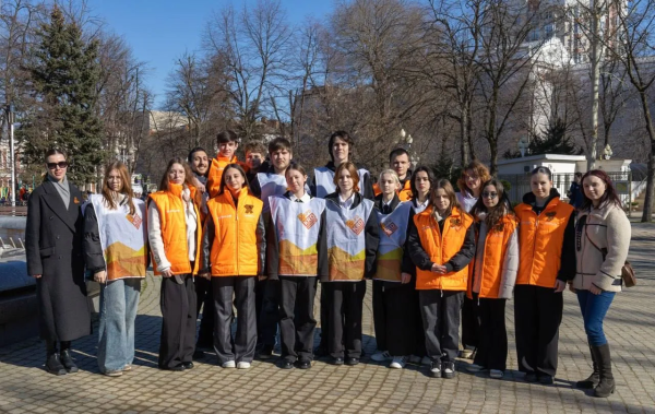 Помощь волонтёров муниципального штаба #МЫВМЕСТЕ в проведении реконструкции боя за освобождение Краснодара